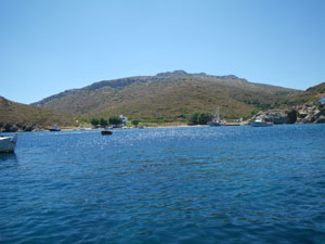 Panoramica della spiaggia di Mesachti